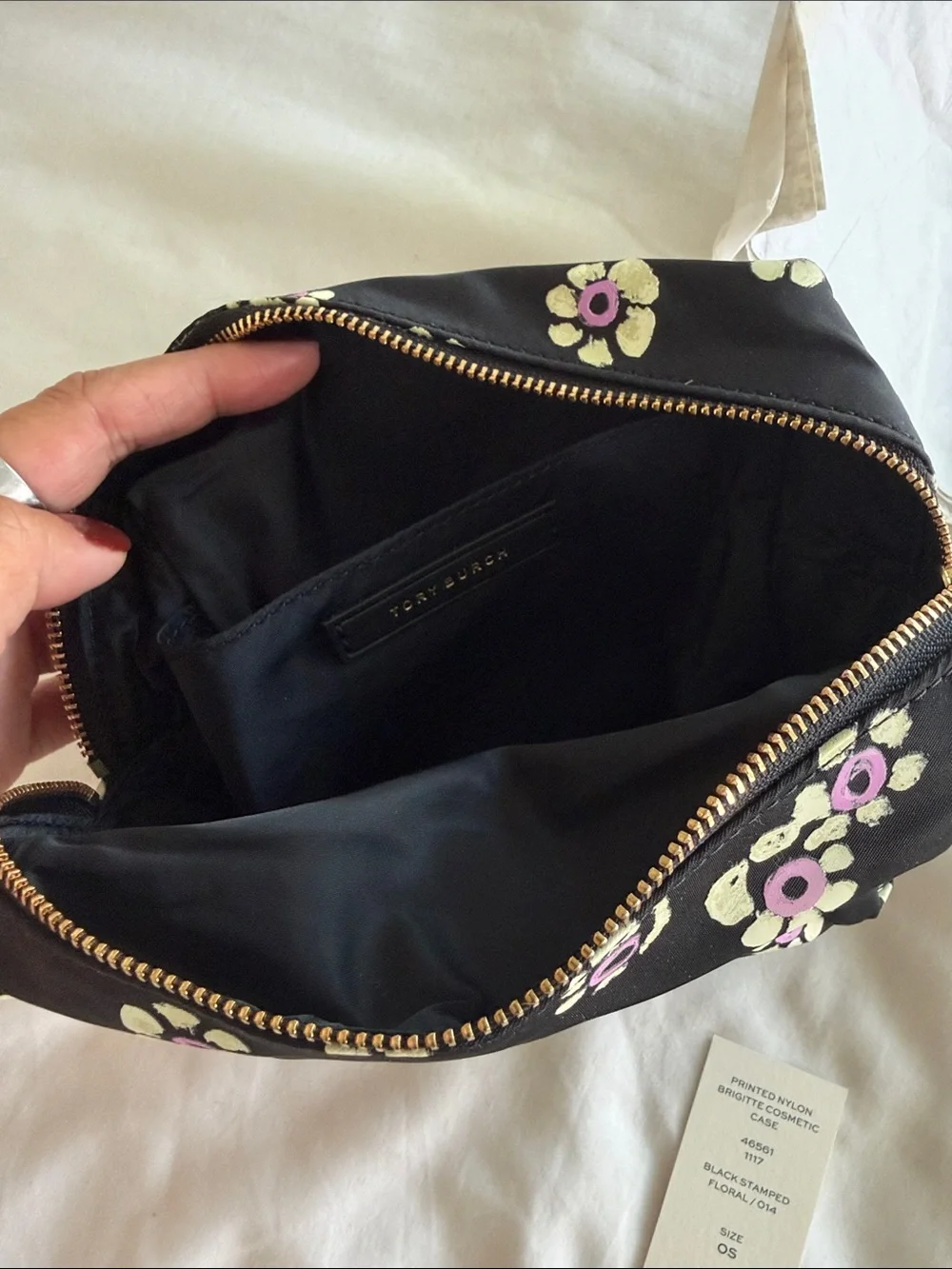 Tory Burch Brigitte Cosmetics Case